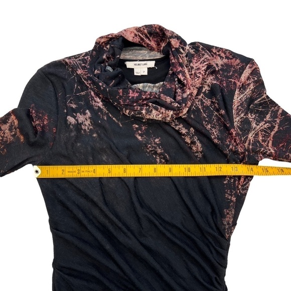 Helmut Lang Wool Rutched Bodycon Asymmetrical Dress - Picture 9 of 12